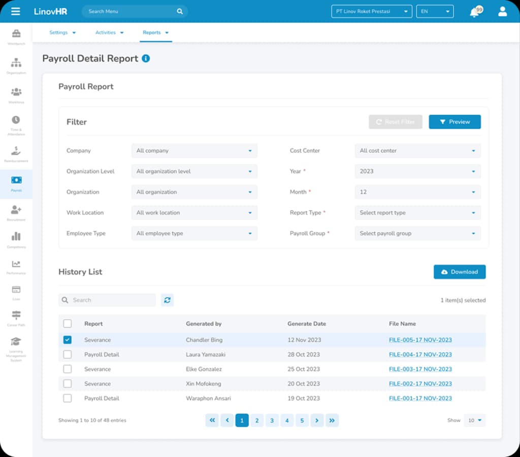 Software Payroll LinovHR