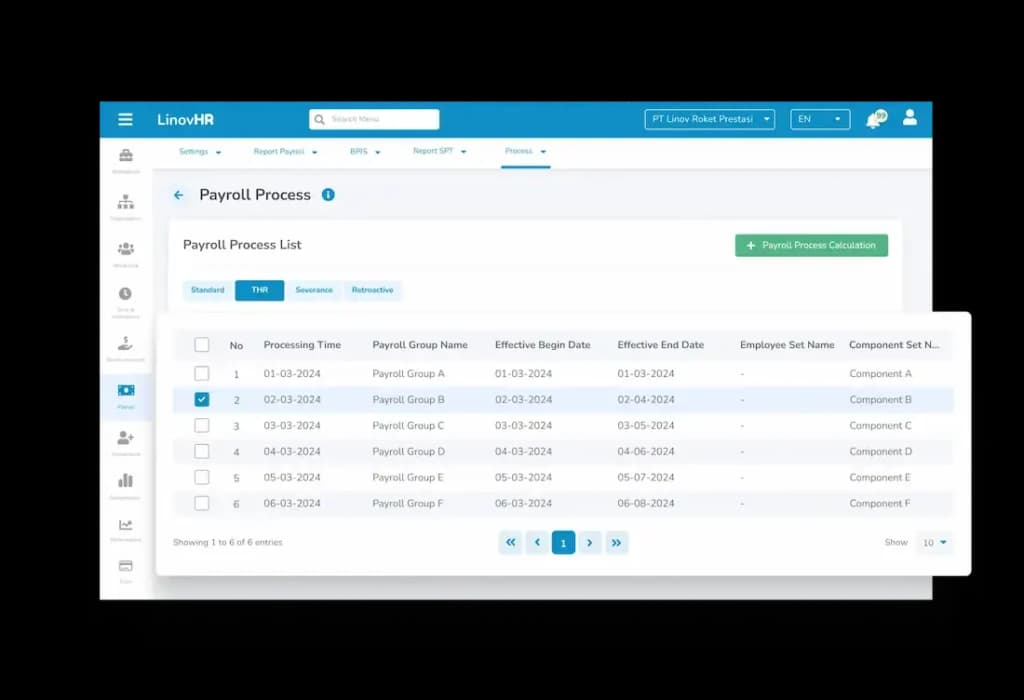 Payroll Process LinovHR