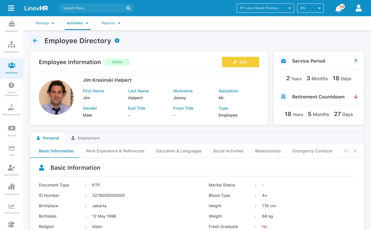 Integrasi Data Karyawan LinovHR OpenAPI
